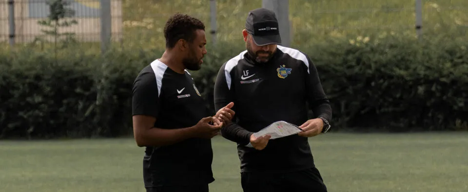 Co-Trainer Dennis Rosenthal & Chefcoach Laurent Fassotte
